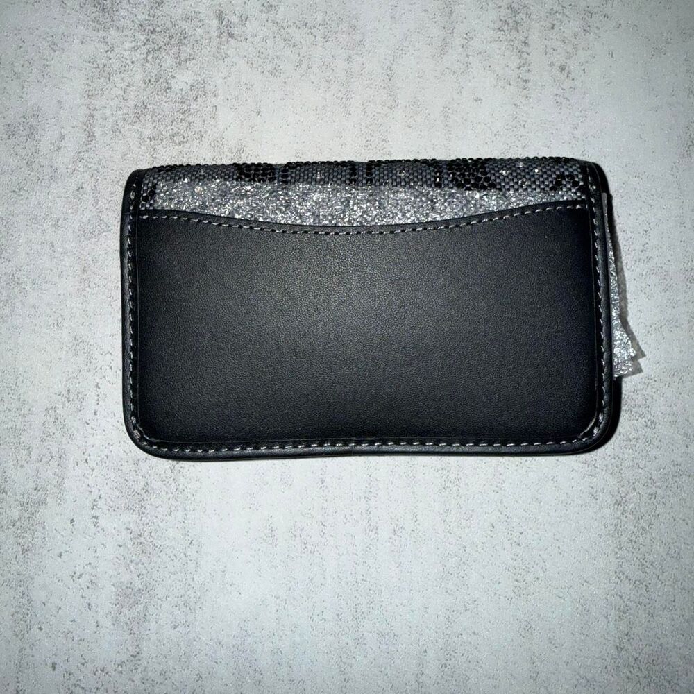 Coach Black Crystal Essential Wallet - Picture 2 of 5